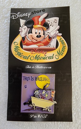 PIN DISNEY THIS IS HALLOWEEN~NBC BAÑERA SCE-MAGICAL MUSIC MOMENTS SERIES #102 - Imagen 3 de 6