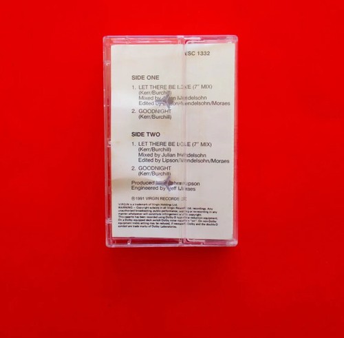 SIMPLE MINDS LET THERE BE LOVE Cassingle Cassette Single FREE POSTAGE - Picture 2 of 2