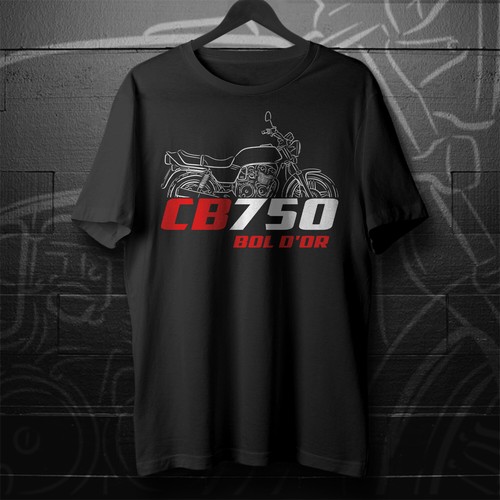 Honda CB750 - Motorcycle T-Shirt for Riders - Picture 11 of 15