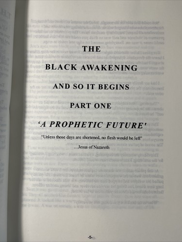 Large Print,The Black Awakening,Russ Dizdar,Paperback 473pages,Large,8.5*11.5” - Picture 5 of 8