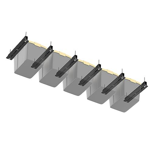 Overhead Tragetasche Aufbewahrung Schienensystem, Schwerlast Garage 16" Balken für 5 Behälter - Bild 7 von 7