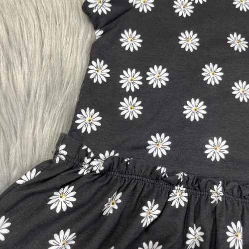 Tucker & Tate Girls Black White Daisy Floral Dress Size 8 - Picture 2 of 11