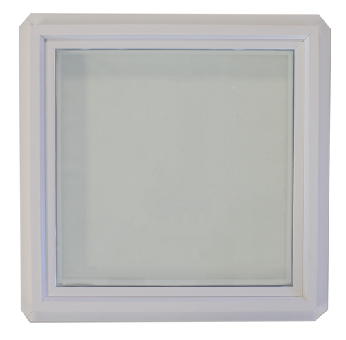 Double Pane Home Window 20" x 20" Tempered Glass Low E PVC Frame Non Opening - Picture 2 of 3