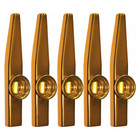 Taifun PureKazoo gold | 5 Stück | Membranophon | Ansingtrommel | Kazoo | NEU
