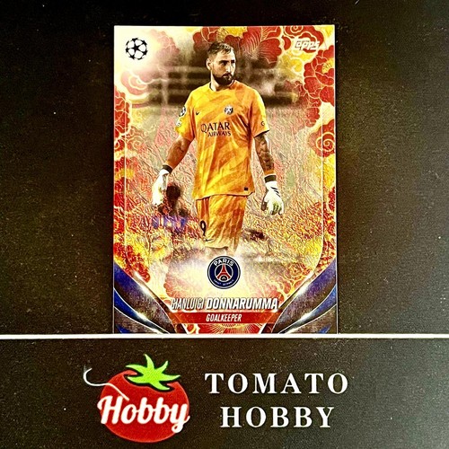 TOPPS UEFA JUDE 2023-24 GIANLUIGI DONNARUMMA /150 NEW YEAR REFRACTOR PSG