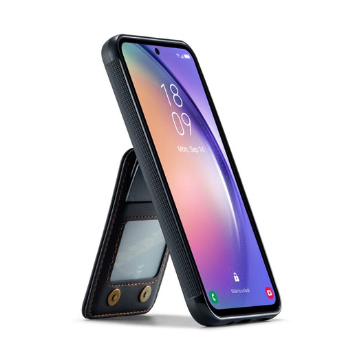 Funda de cuero con soporte para tarjeta abatible para teléfono Samsung Galaxy A16/A36/A56 cubierta trasera - Imagen 14 de 29