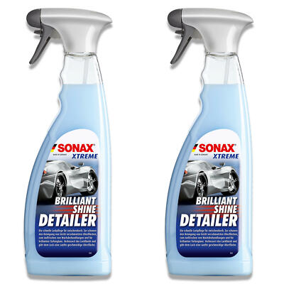 2x 750ml SONAX 02874000 XTREME Brilliant Shine Detailer Lackreiniger Lackpolitur