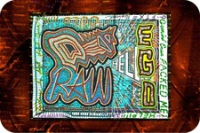 RAW HEADs #93 EGO 1of1 Digital Street Art Brut by RabidArtWork