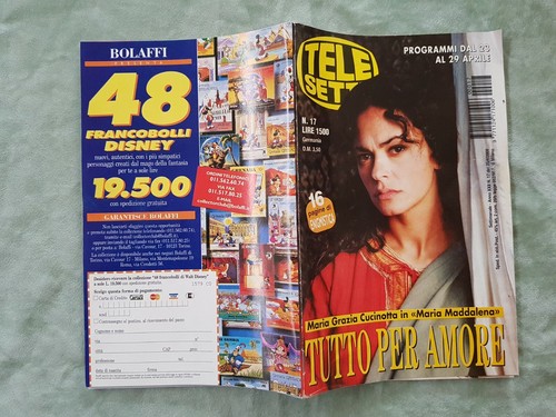 113) TELESETTE ITALIAN MAGAZINE N 17/2000 CUCINOTTA CLAUDIA KOLL VERONICA LOGAN - Photo 12 sur 12