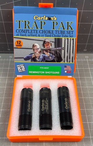 Carlson's Choke Tubes Trap Pack Set Remington 12 Gauge Black 17206 (fits most)