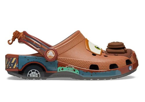 Zueco clásico Crocs x Pixar Cars Tow Mater marrón talla 6 7 8 9 14 15 (209371-0DA) - Imagen 5 de 6