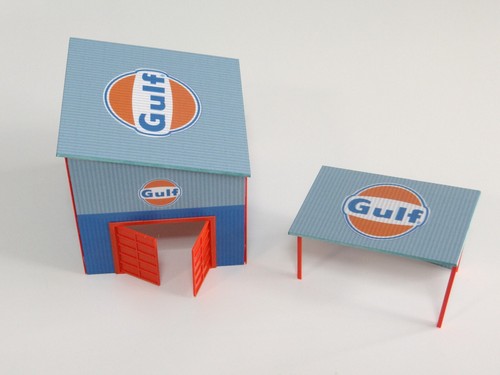 Diorama model kit Scale 1:60 / 1:64 Racing fuels garage DIY Display decoration - Picture 18 of 18