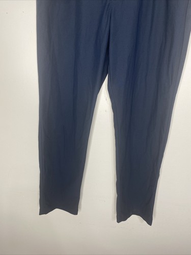 VRST Golf Tech Chino Flat Front Blue Slim Fit Athleisure Pant Mens 36 x 32 - Picture 3 of 7