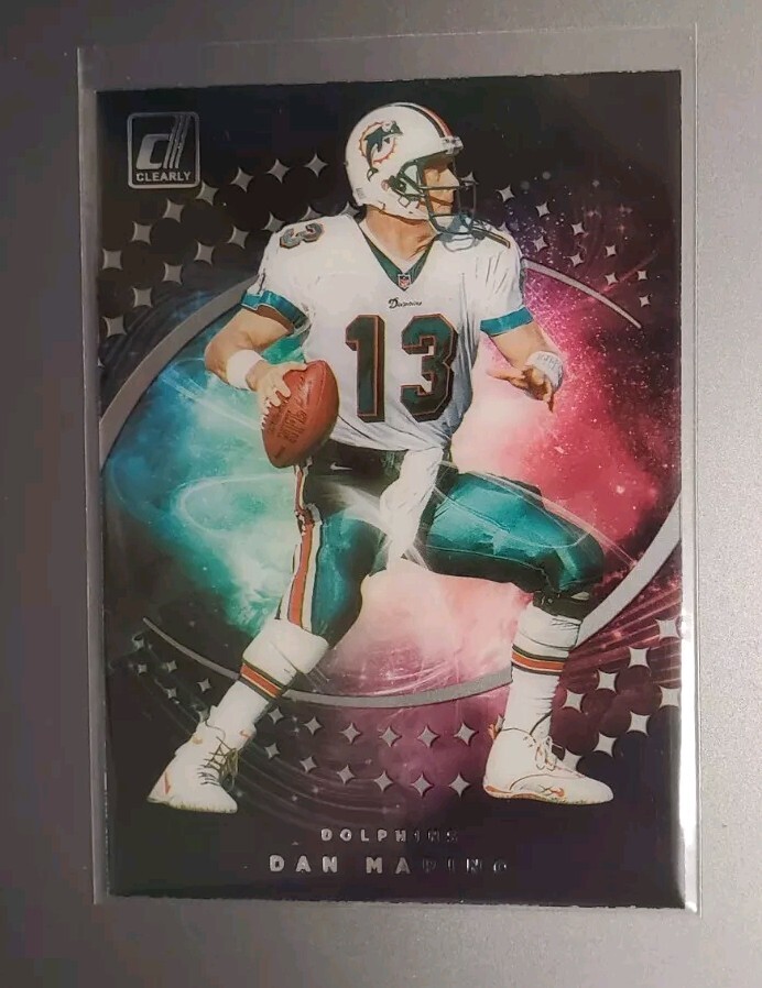 2021 Panini Donruss Clearly Dan Marino Night Moves SSP #NM-9 Miami Dolphins