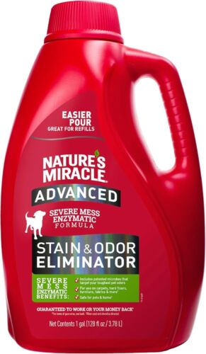 Powerful Pet Stain and Odor Cleanup - Nature's Miracle 3.78L Enzymatic Formula - Picture 3 of 10