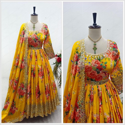 VESTIDO DE FIESTA VESTIDO ANARKALI SALWAR KAMEEZ PAKISTANÍ INDIO VESTIDO DE NOVIA - Imagen 7 de 10