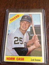 Topps Baseball 1966 Norm Cash #315 Tigers 