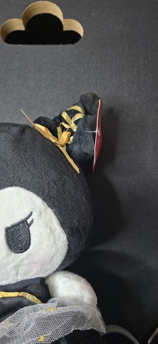 8 Zoll niedliches schwarzes Stern Kleid Kuromi Puppe Stofftiere weiches Plüsch Geschenk Gold Totenkopf - Bild 5 von 7