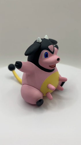 Pokemon Scale World Johto Region Miltank 1/20 Figure Genuine Japan New - Video 1 of 1