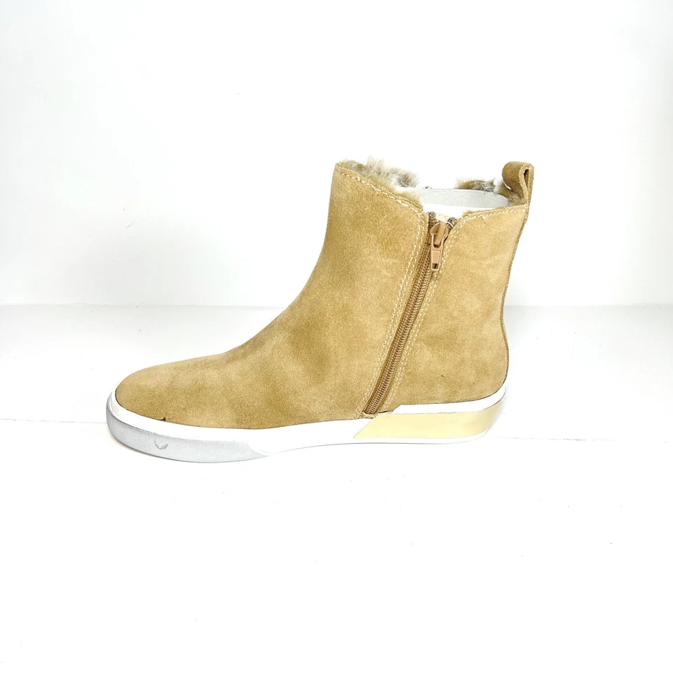 Zapatillas altas Dolce Vita Zucca para mujer talla 8 forro de piel sintética gamuza nuevas en caja Foto 4 de 4