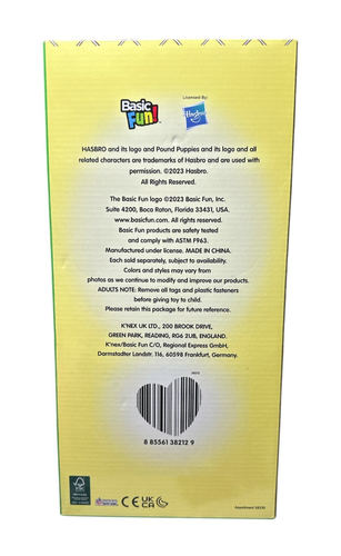 Bandana clásica de peluche Pound Puppies para perro personalidad sorpresa 2023 Hasbro NUEVO ecológico - Imagen 4 de 4