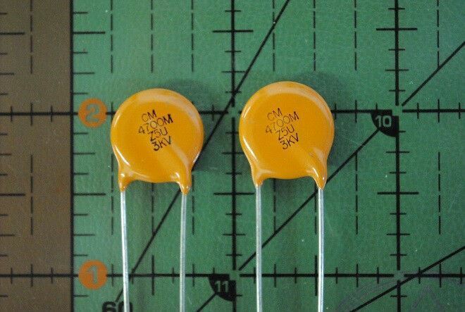 SPRAGUE AUDIO CAPACITOR 4700pf 3kv 30GAD47 .0047uf 3000v GUITAR AMP TONE 20 pcs