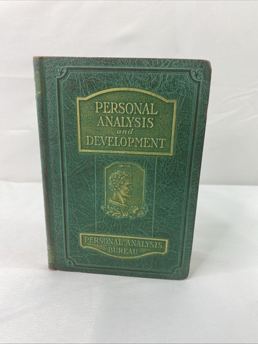 1928 Personal Analysis And Development Personal Analysis Bureau Vol 1 Collectors - Afbeelding 1 van 18