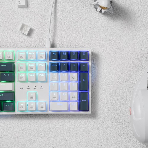 K668 RGB Gaming Keyboard 104 Keys + Extra 4 Hotkeys Wired Mechanical Keyboard... - Picture 8 of 8