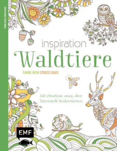 Thumbnail - Inspiration Waldtiere 50 Motive Aus Der Tierwelt Ausmalen - Farbe