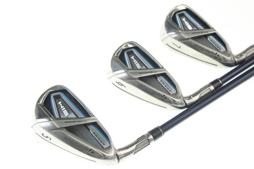 TaylorMade SIM Max OS Iron Set 5-PW and AW Stiff Left-Handed Graphite #27670 - Picture 4 of 7