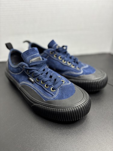 Vans Destruct SF Blue Suede Sneakers Mens Size 7 Pre-Owned - Beautiful Condition