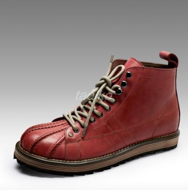 Zapatos De Cuero para Hombre Altas Con Cordones Trabajador Militar al Botas al Militar Tobillo Real Vintage Popular 03dc83 Zapatos De Cuero para Hombre Altas Con Cordones Trabajador Militar al Botas al Militar Tobillo Real Vintage Popular 03dc83