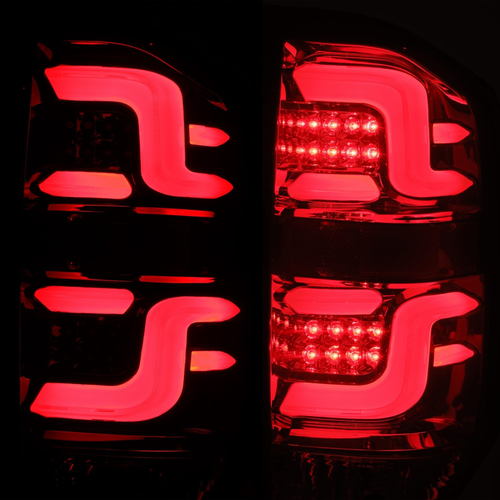 AlphaRex PRO-Series Jet Black LED Tail Lights for 2014-2021 Toyota Tundra - Picture 2 of 12