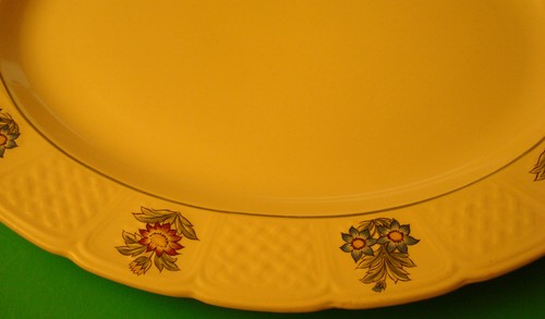 Royal Cauldon June Garden Bristol Ironstone 14 7/8" Oval Serving Platter England - Picture 2 of 7