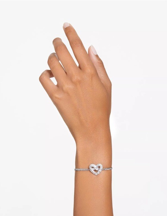 【Swarovski】Matrix ブレスレット 5648299 純正箱付き Swarovski Crystal Heart Matrix Bracelet , 5648299, New In