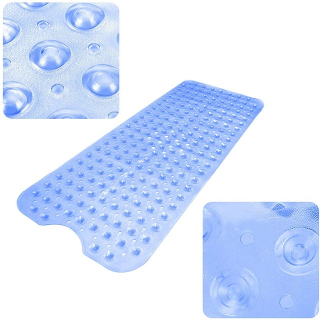 Non-Slip Extra Long Bath Mat | 200 Suction Cups | 30% Longer | Size 100cm x 40cm Non-Slip Extra Long Bath Mat | 200 Suction Cups | 30% Longer | Size 100cm x 40cm