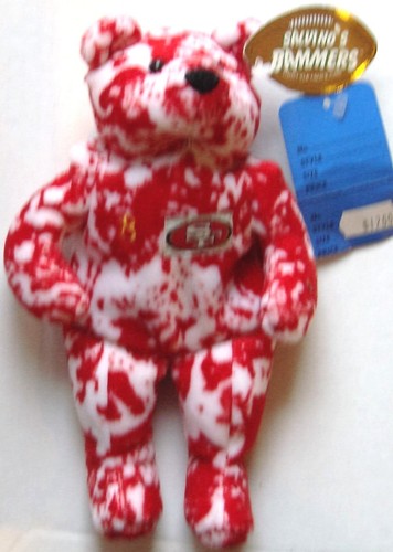 STEVE YOUNG San Francisco #8 49ers Salvino's Bammers Bear Super Bowl Series XXIX - Picture 2 of 5