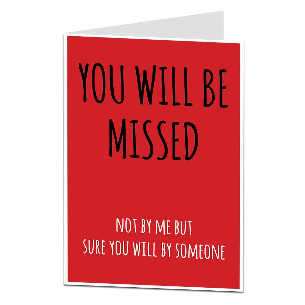 Funny Rude Leaving Work The Office Card Good Luck In Your New Job Men Women | eBay Funny Rude Leaving Work The Office Card Good Luck In Your New Job Men Women | eBay