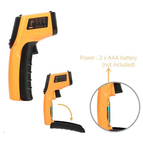Digital Thermometer Infrared Gun IR Laser LCD Temperature Non-Contact Meter Gun - Picture 2 of 9