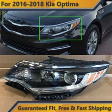 Headlight Replacement for 2016 2017 2018 Kia Optima Halogen w/o LED Left Driver