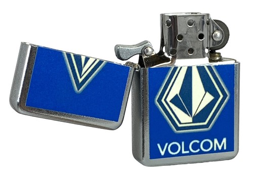 Volcom Skater Fashion Diamond Flip Top Chrom Ölfeuerzeug windbeständig Flamme