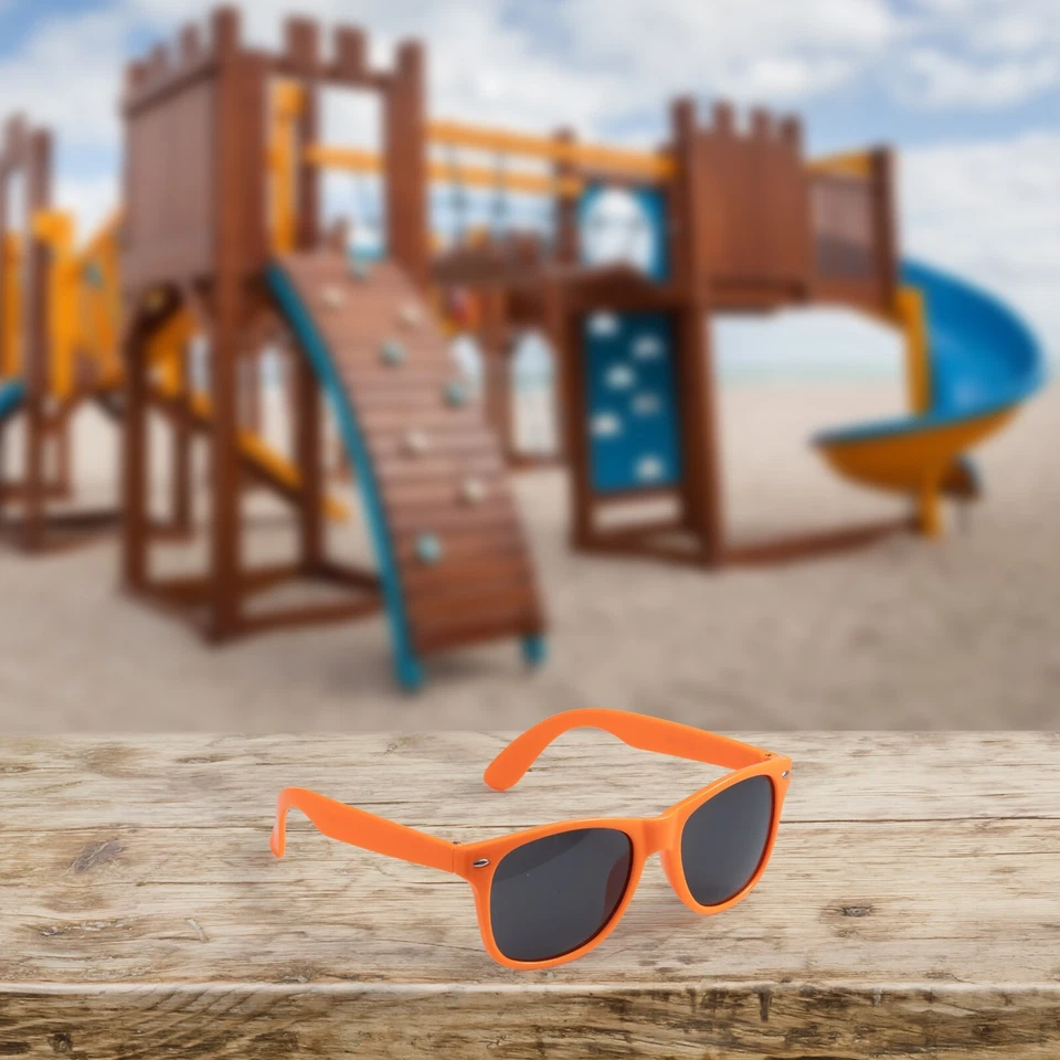 Gafas de sol para niños niños niñas irrompibles retro brillante protección UV edades 3-12 Foto 4 de 4