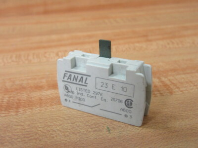 Fanal 23 E 10 Contact Block 23E10