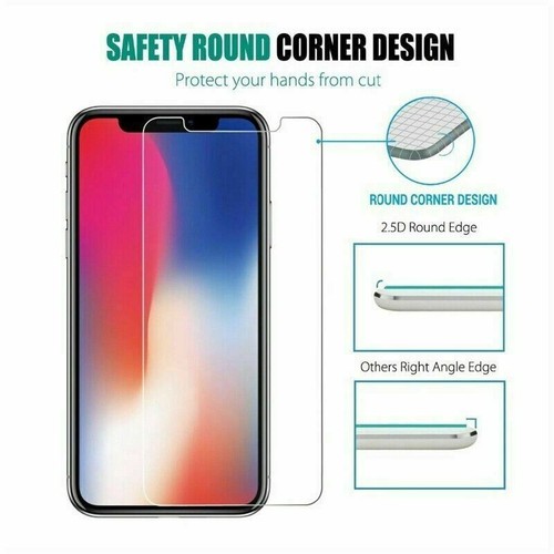 2X For iPhone 16 15 14 13 12 11 Pro Max Plus Xr Tempered Glass Screen Protector - Picture 5 of 279