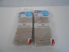 2 Vintage Columbia Minerva Latch Hook Yarn 2.5"  BEIGE 3203 Pack of 320