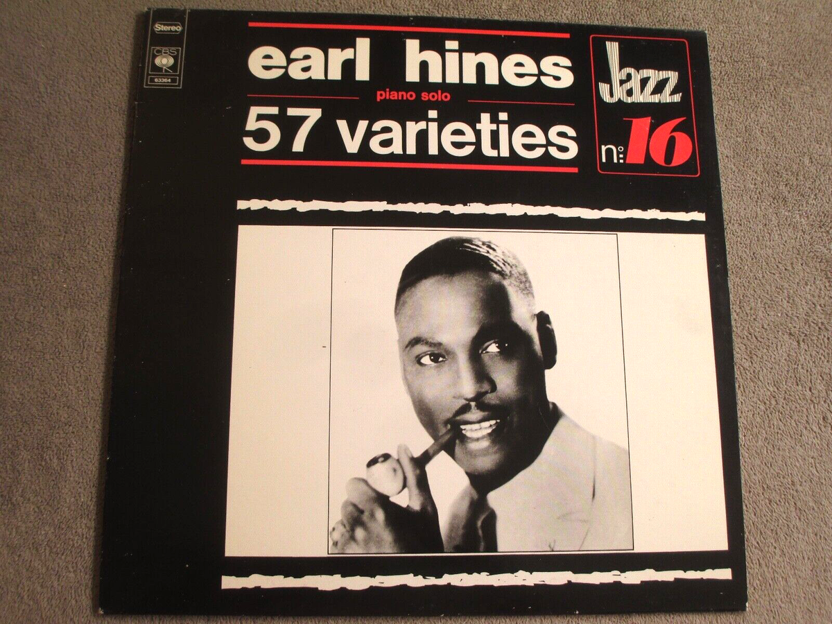 アール・ハインズ ブルース・イン・サーズ レコード Ｂ EARL HINES PIANO SOLO / 57 VARIETIES '73 PROMO LP CBS 63364