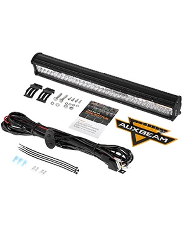 Barra de luz de trabajo LED AUXBEAM 20" pulgadas 420W estroboscópica para Jeep 2018-2024 - Imagen 8 de 12