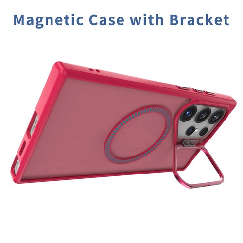 Magnetic Case Lens Stand Cover Tempered Glass For Samsung Galaxy S25+/S25 Ultra - Picture 37 of 41