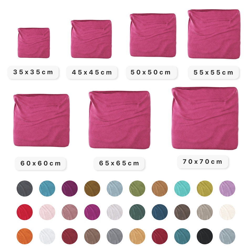 Cojines Sofa varias medidas Colores Pack de 2 Fundas Decorativos para Salon...