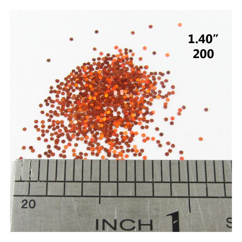 HEX Shape 1 . 40" Nail Art Glitter Summer 15 COLOURS Glitter flakes festival UK - Picture 4 of 39